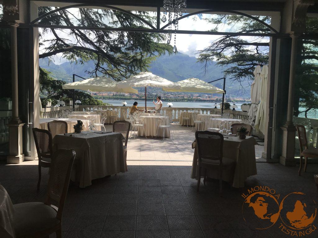 Terrazza con vista del ristorante “Al terrazzo”