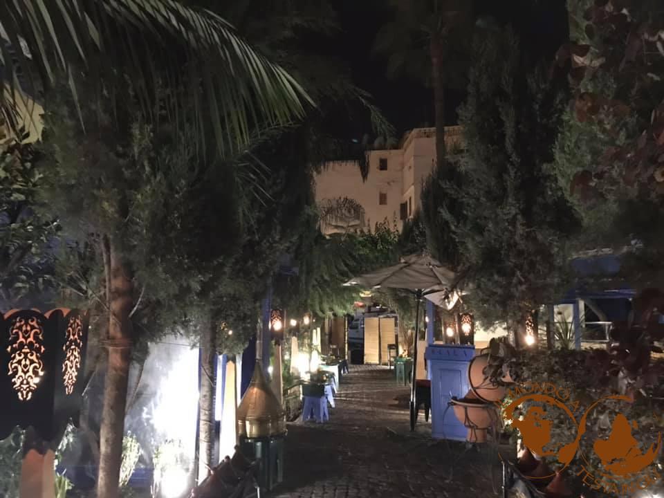 Casablanca Ingresso al ristorante "La Sqala"