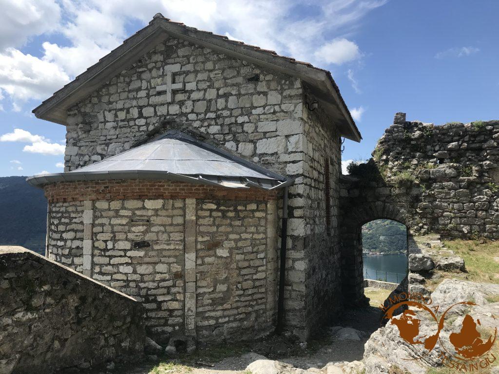 Il retro dell'oratorio dedicato a Sant'Ambrogio