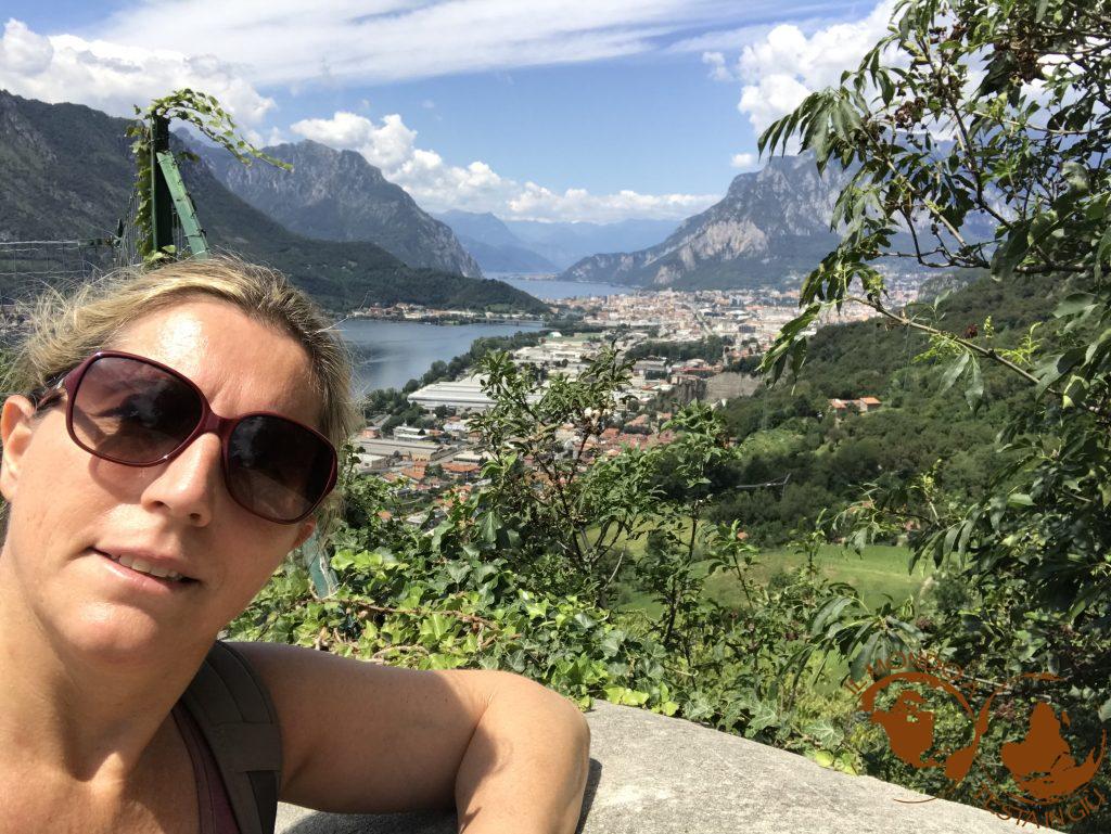 Panorama dal castello dell'Innominato di Somasca