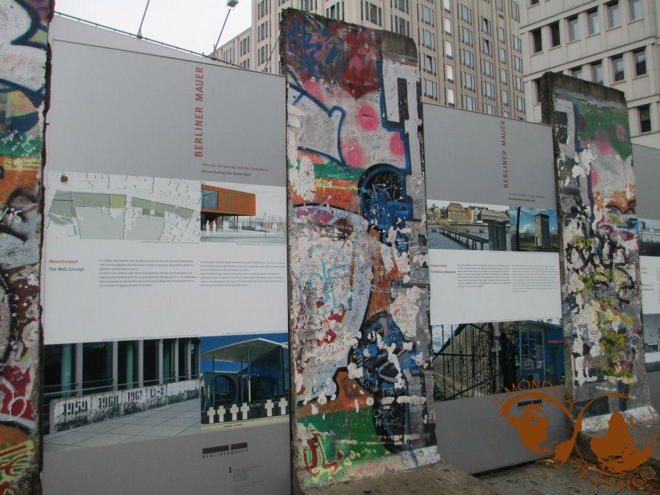 Resti del Muro di Berlino a Postdamer Platz