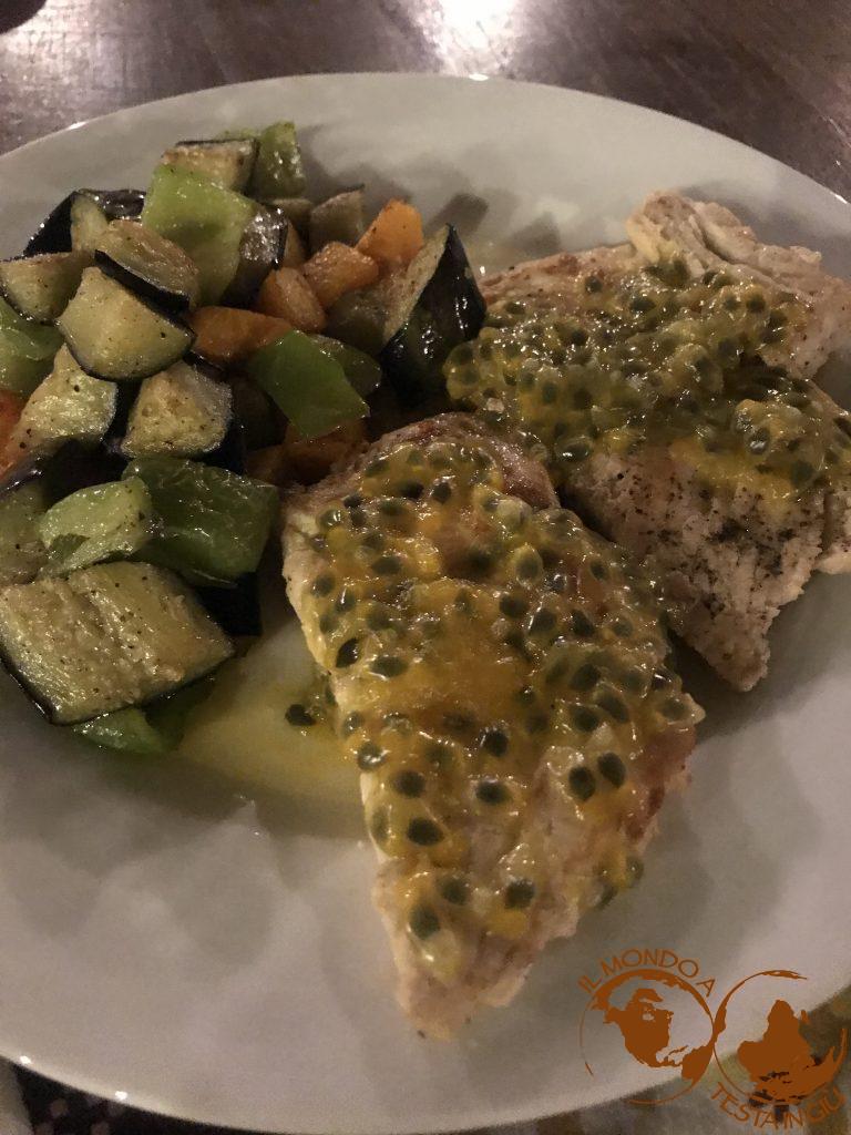 Piatti del ristorante Star Fish a Muba Guest House