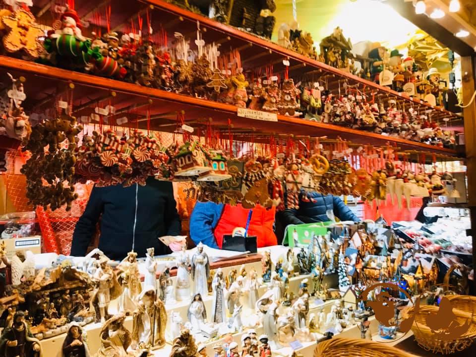 Bancarelle del mercatino di Natale di Mulhouse