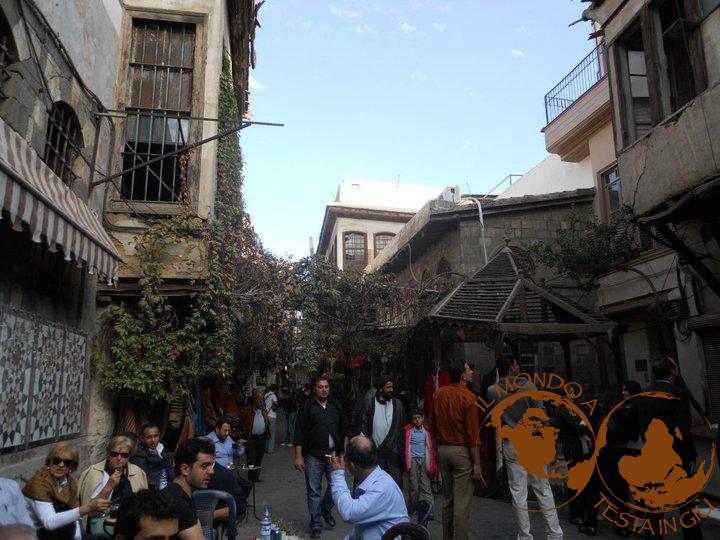 Una via del centro storico di Damasco