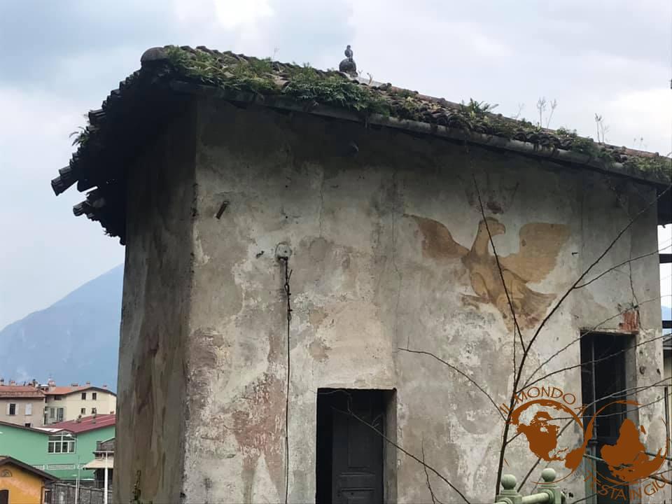 La torre chiamata "Ca' del Diavol" all'Orrido di Bellano