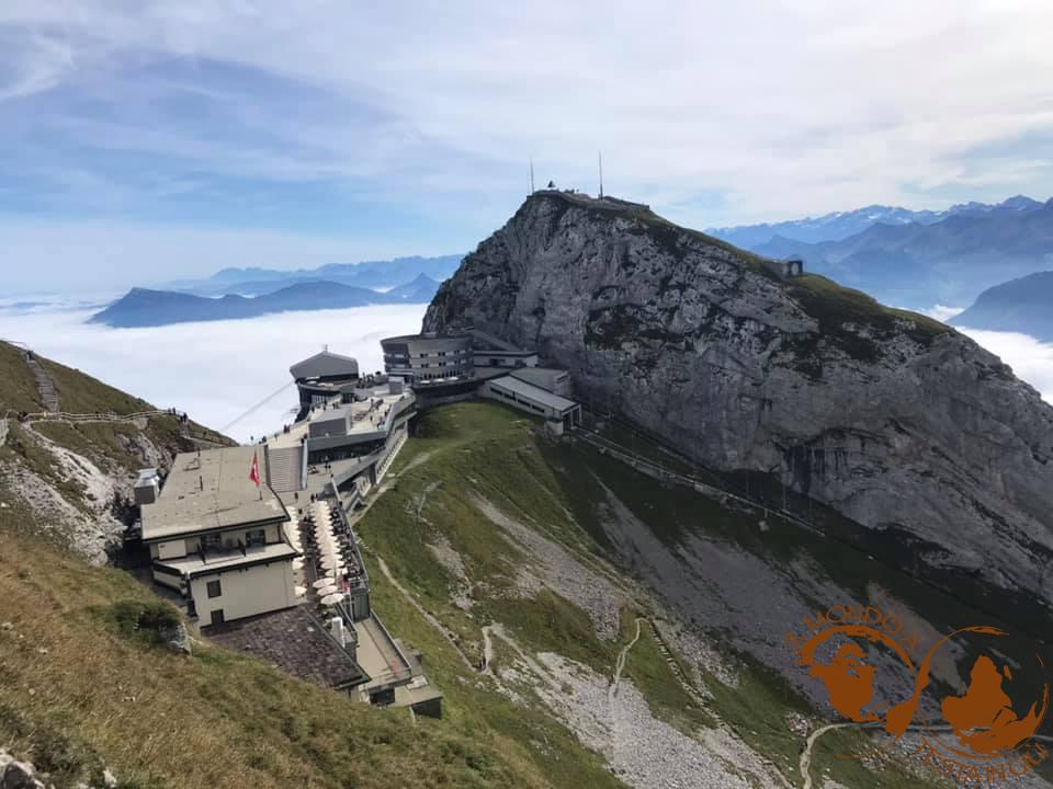 Una vista d'insieme del complesso Pilatus Kulm