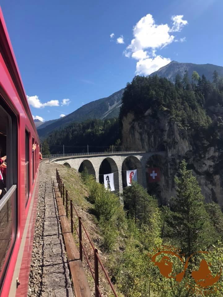 Il viadotto del Landwasser sulla linea dell'Albula