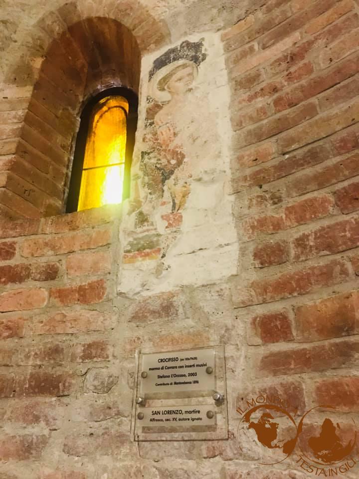 Affresco all'interno della Rotonda di San Lorenzo