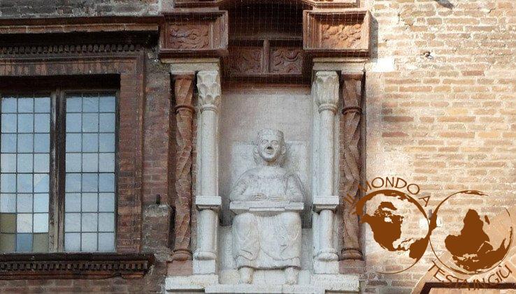 Virgilio in cattedra Palazzo Podestà