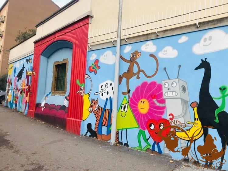 I nuovi murales in Via Carlo Porta a Lecco