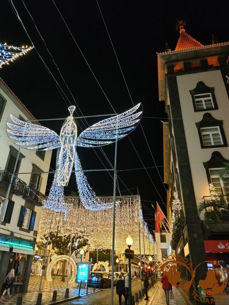 Luci nel centro di Funchal