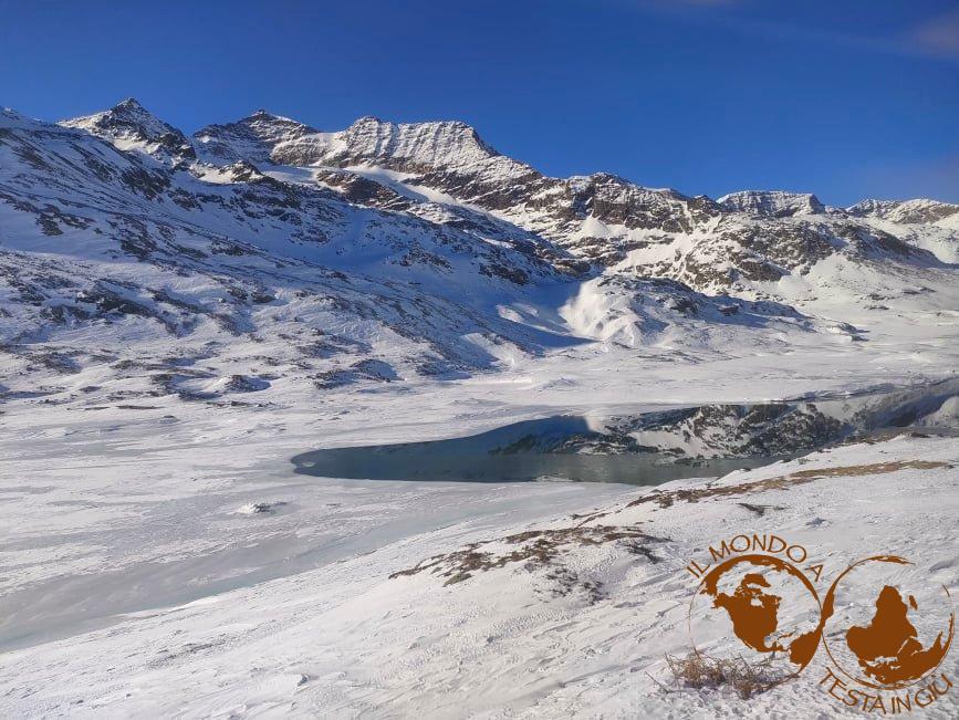 Panorami alpini lungo la ferrovia del Bernina