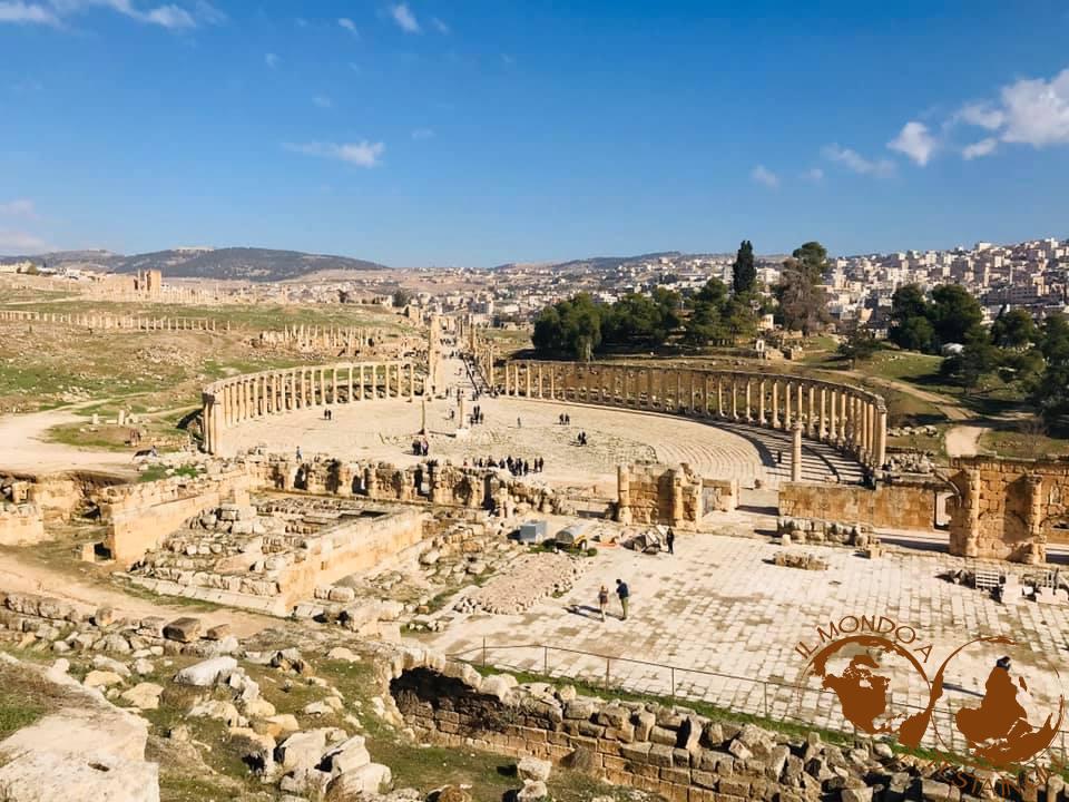 Jerash: la piazza Ovale