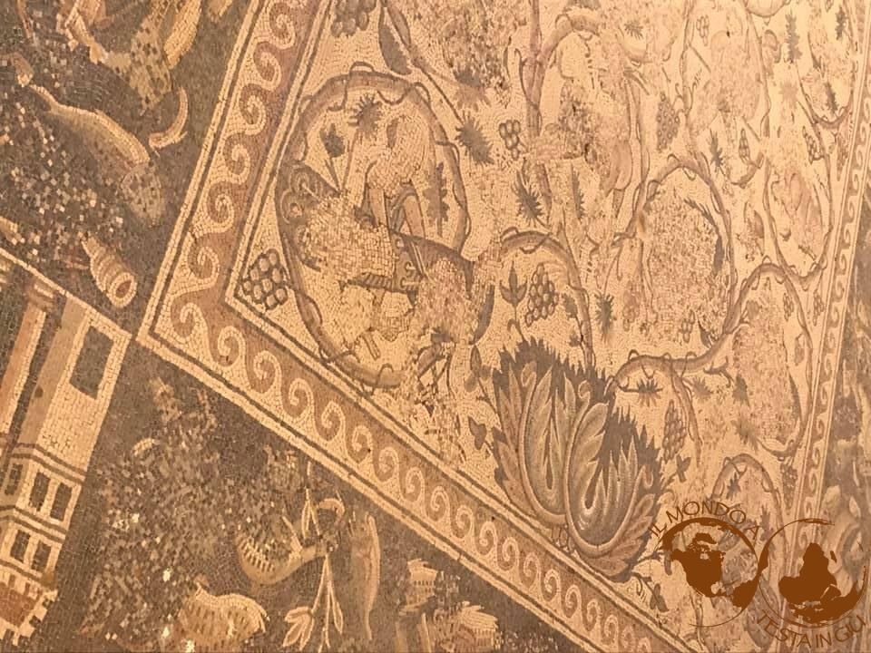 Dettagli dei mosaici di Umm al-Rasas