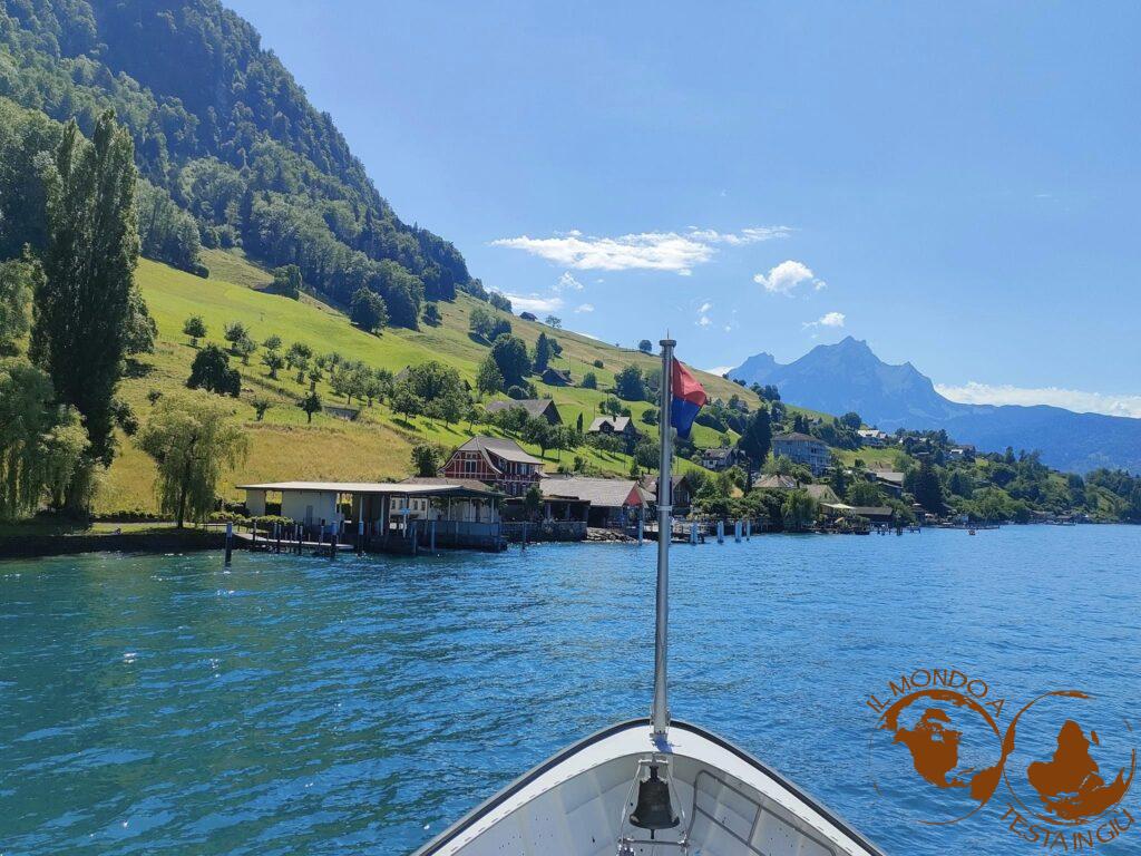 Navigazione sul lago dei Quattro Cantoni, parte dell'anello d'oro