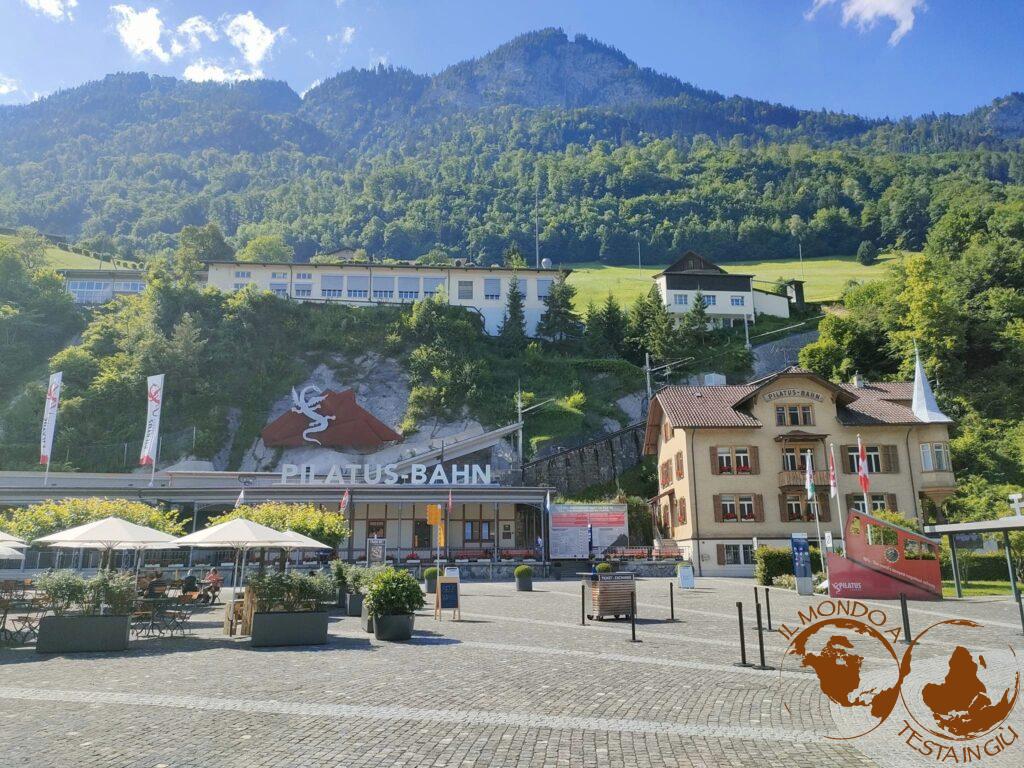 Partenza della cremagliera da Alpnachsta