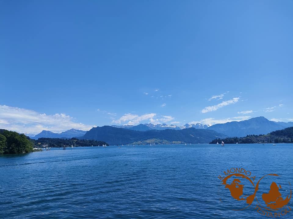 Il lago dei Quattro Cantoni da Lucerna