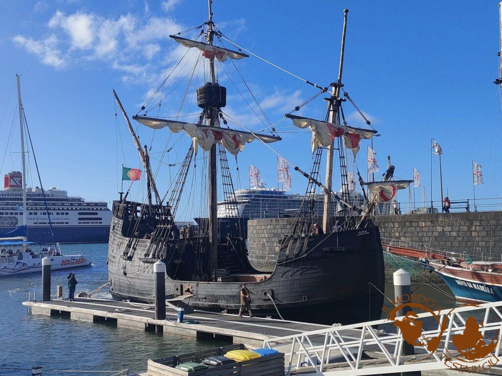 Galeone storico al porto di Funchal